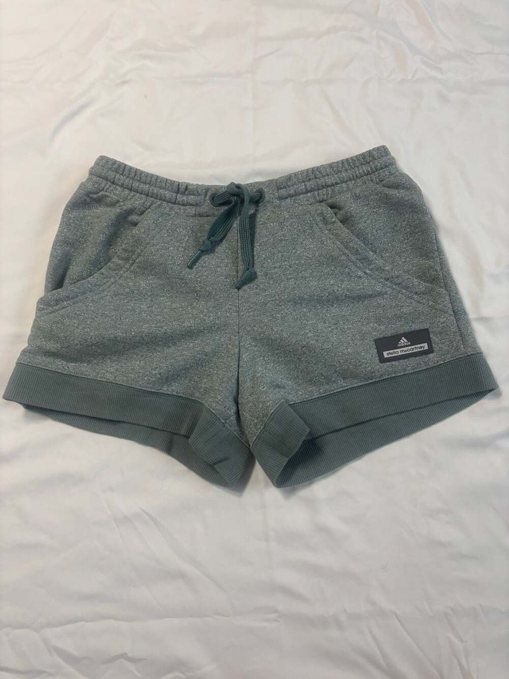 Adidas by Stella McCartney Grey French Terry Drawstring Sweat Shorts